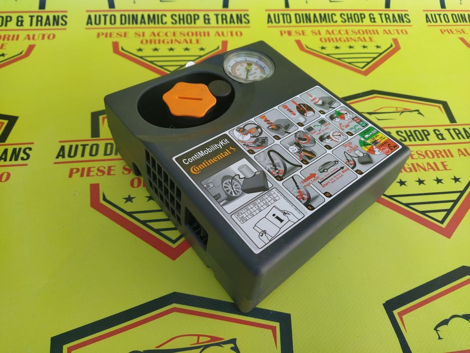 Compresor auto umflat roti original Continental 12V 15A 180W