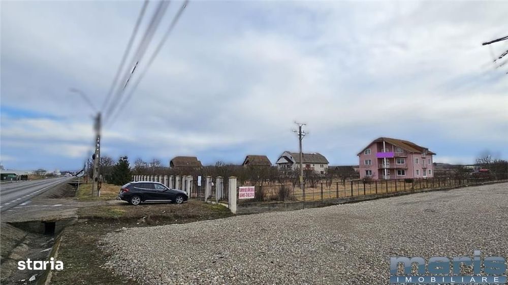 Teren 1,3 hectare, constructie 574 mp in Ungheni la E60