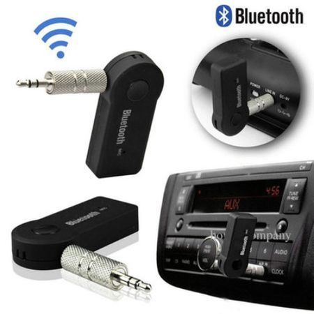 Блутут ресивер и високоговорител за автомобил, Wireless,  3.5mm, Черен