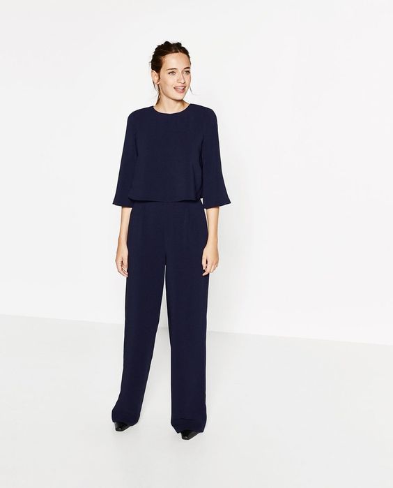 ZARA гащеризон с отворен гръб р-р С