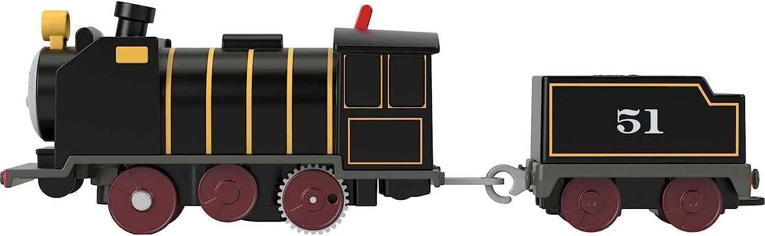 Trenulet locomotiva motorizata Hiro cu vagon Thomas TrackMaster