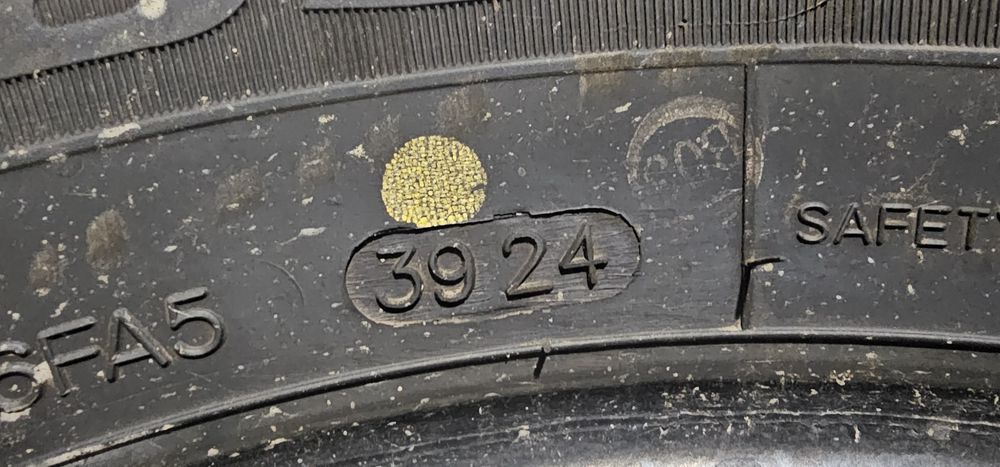 Шины использованы