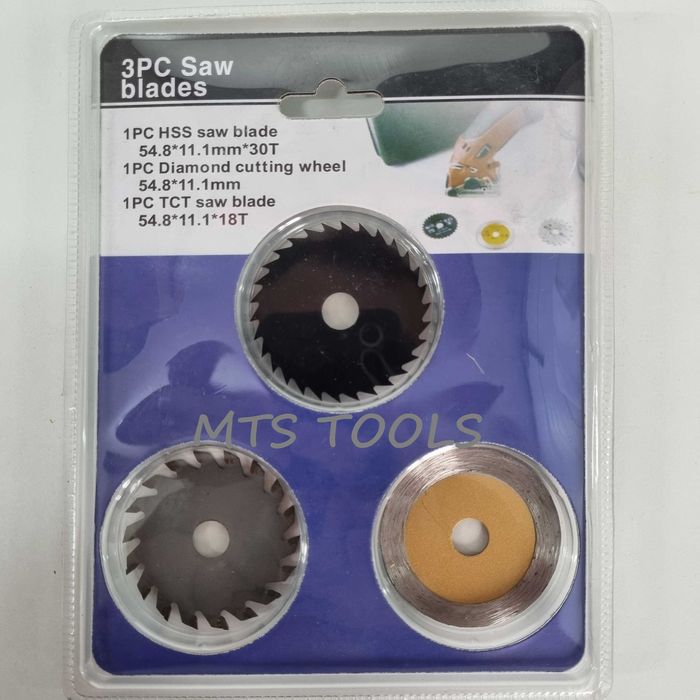 Set discuri freze debitat lemn plastic cu prindere biax 8 piese