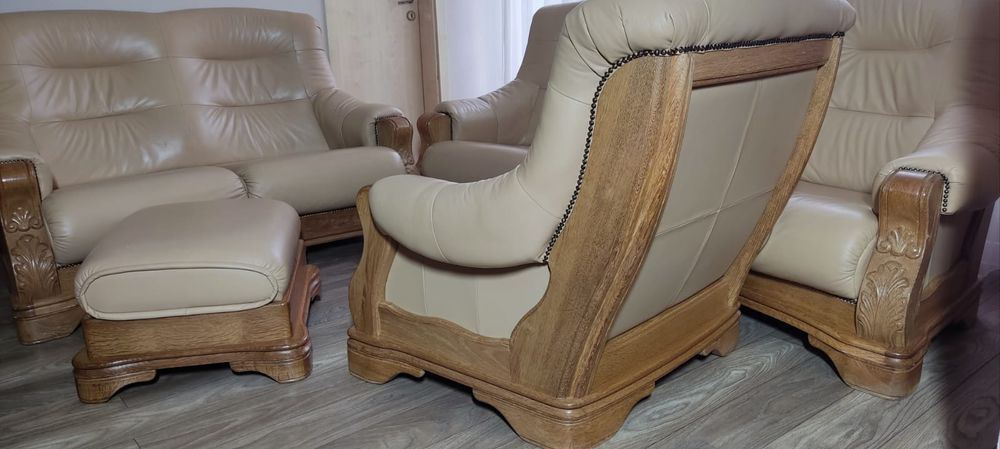 Canapele fotolii piele naturala living