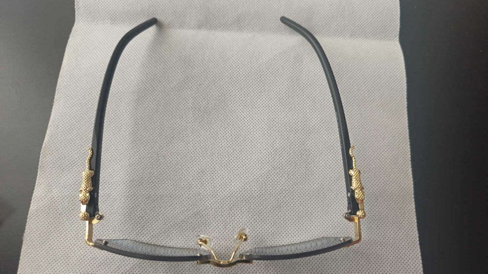 Ochelari de soare Cartier Rimless 8835 lentila degrade