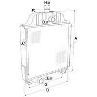 radiator apa CASE 7230