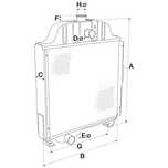 radiator apa CASE 7230