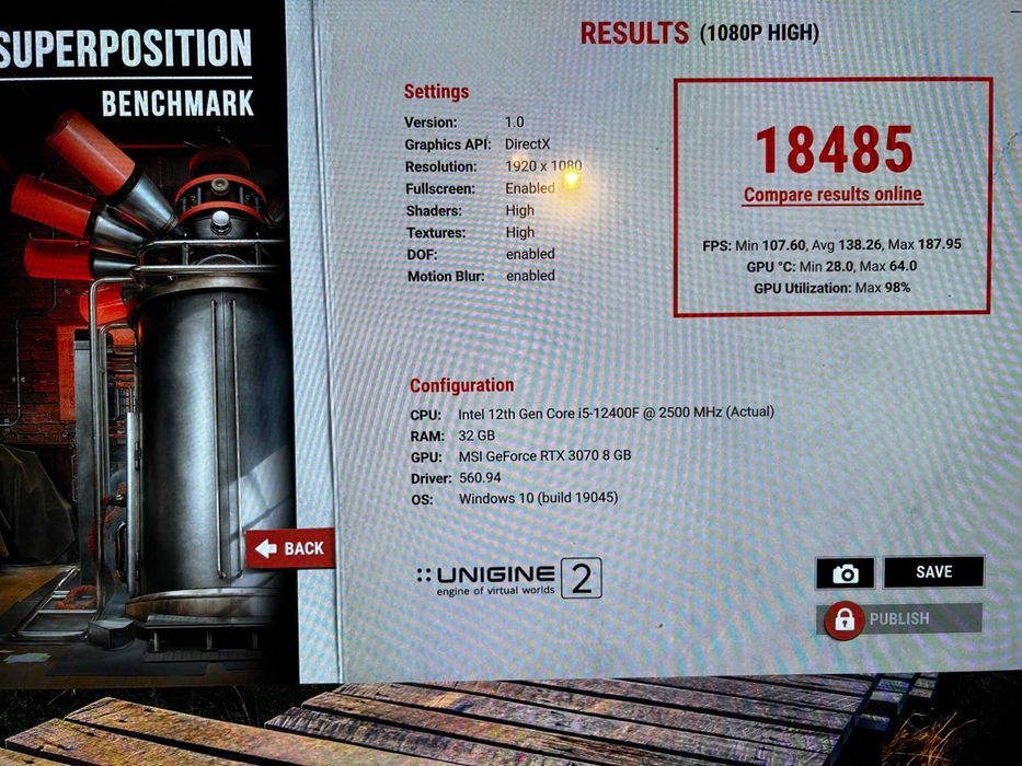 Геймърски i5 12400/RTX 3070/32gb рам/Nvme+hdd 3tb/Fractal Desing Top