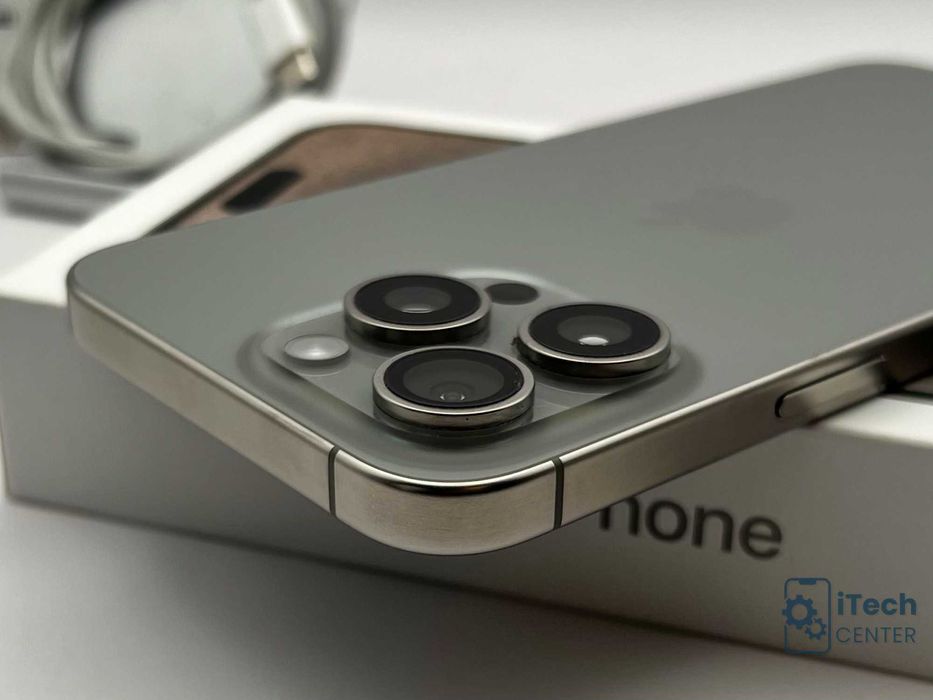 iPhone 15 Pro MAX, 512GB, 100% батерия, КАТО НОВ, 1г. пълна ГАРАНЦИЯ!