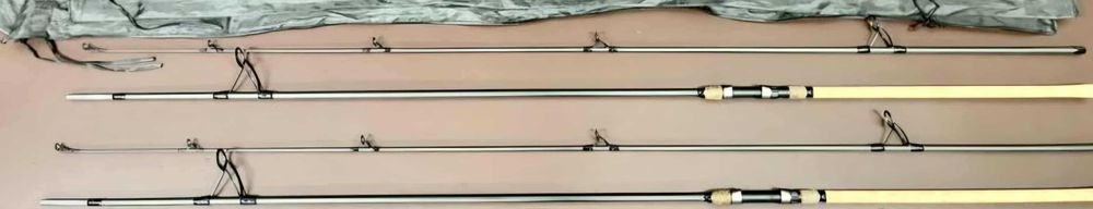 Lansete crap Carp Academy Endless 3m 2lb pentru plantat cu huse Solar