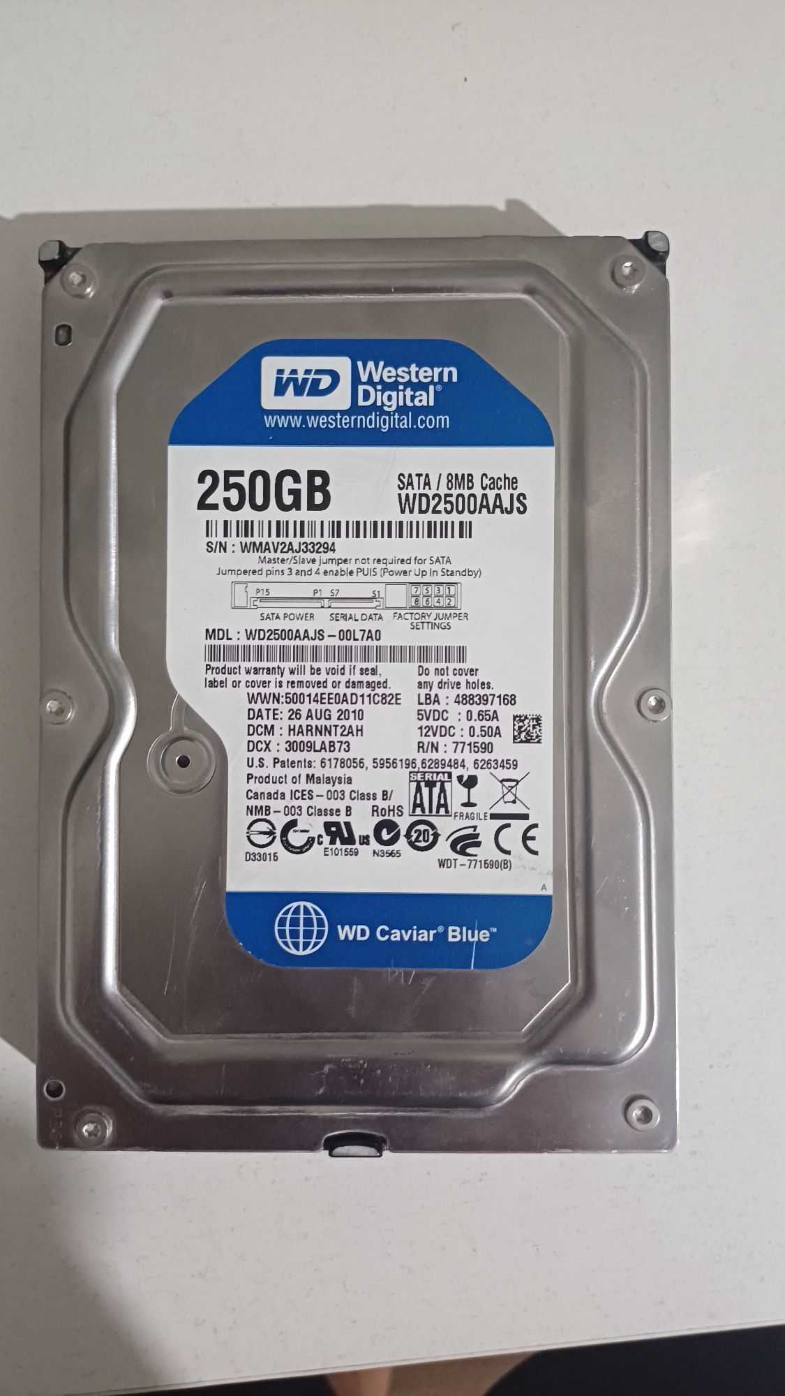 Жесткий диск western digital