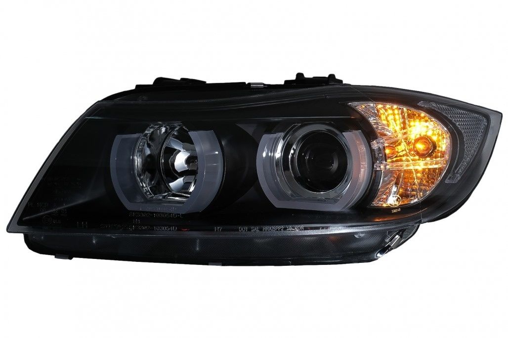 Faruri U-LED 3D cu halogen potrivite pentru BMW Seria 3 E90 Limuzină E