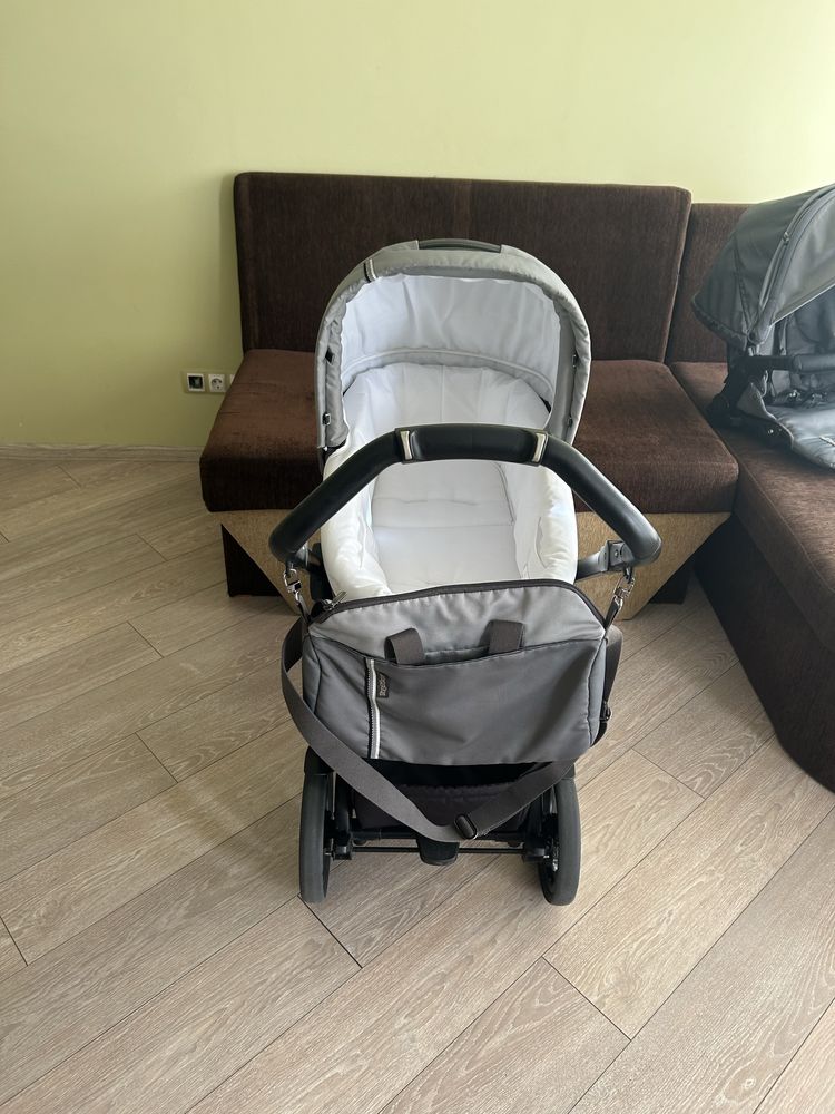 Количка за бебе 3в 1 с леглъце PegPerego