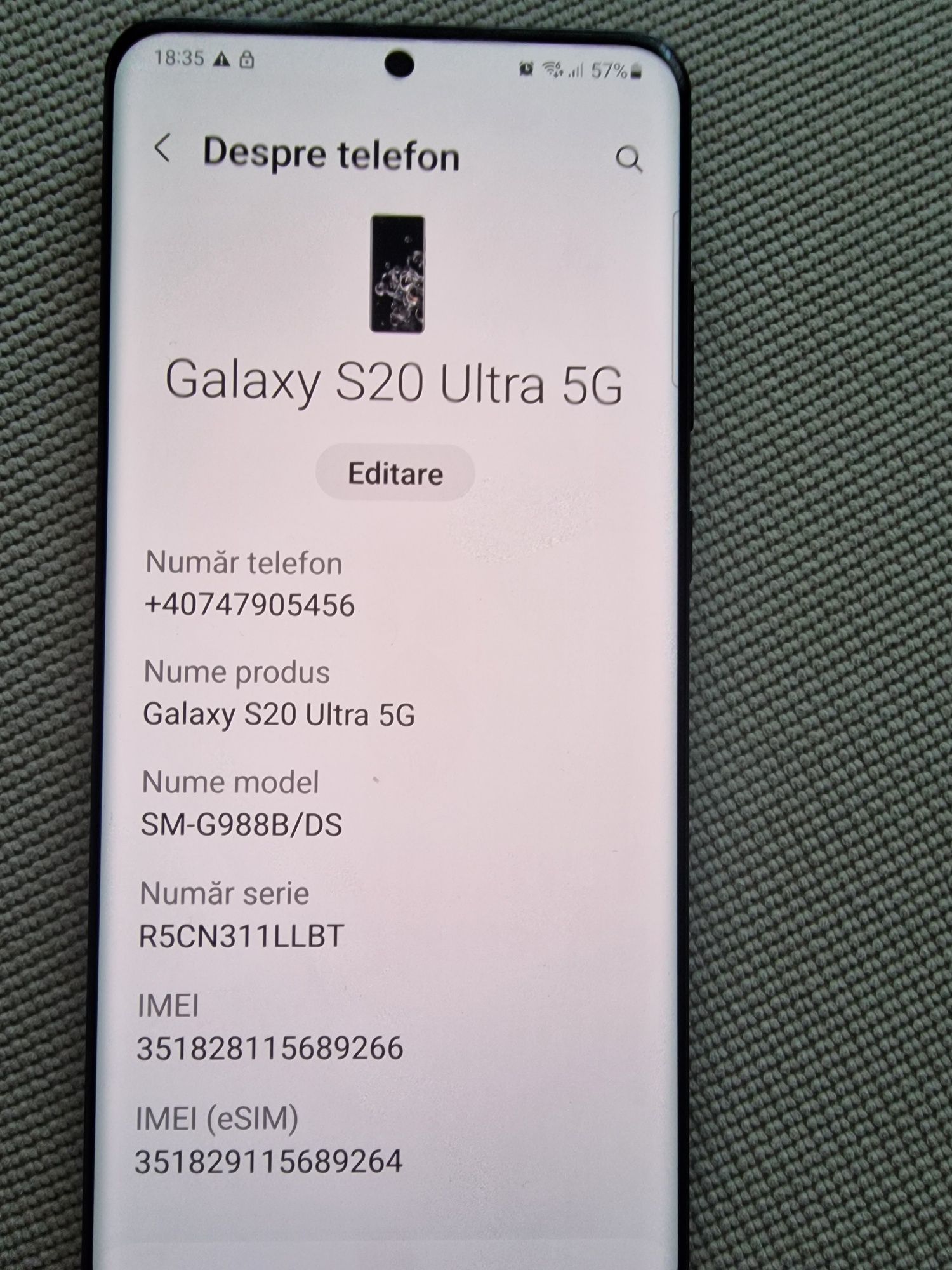 Samsung Galaxy S20 ultra 5G