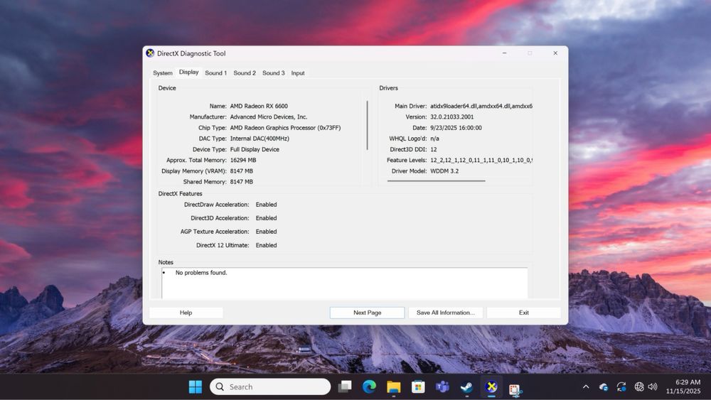 Calculator Gaming - RX6600 , Ryzen 5 5600x , 16GB Ram