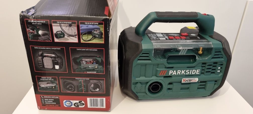 Vând compresor parkside 20v