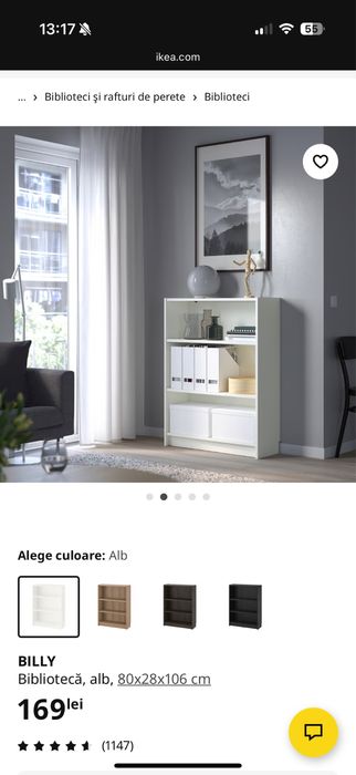 Biblioteca Ikea stare foarte buna