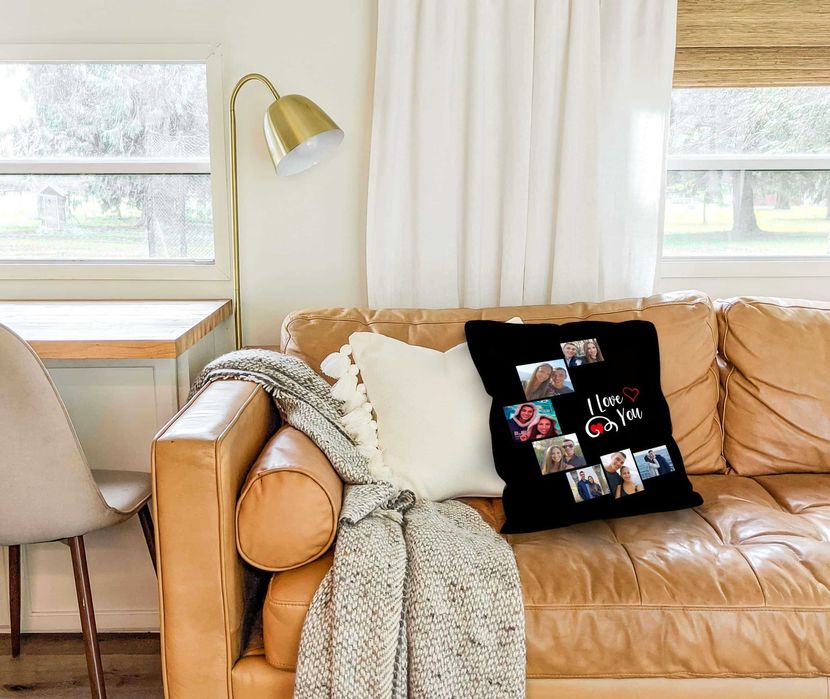 Възглавничка с  9 Ваши снимки - персонализирана декорация за дома