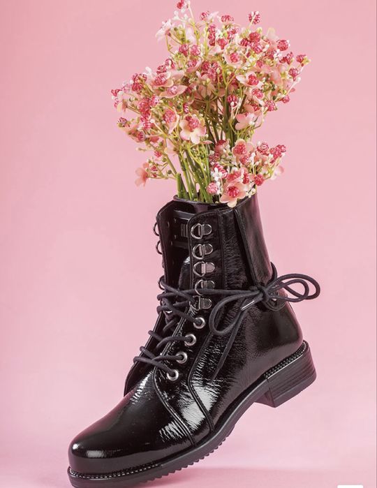 ALESSA кубинки от естествена кожа