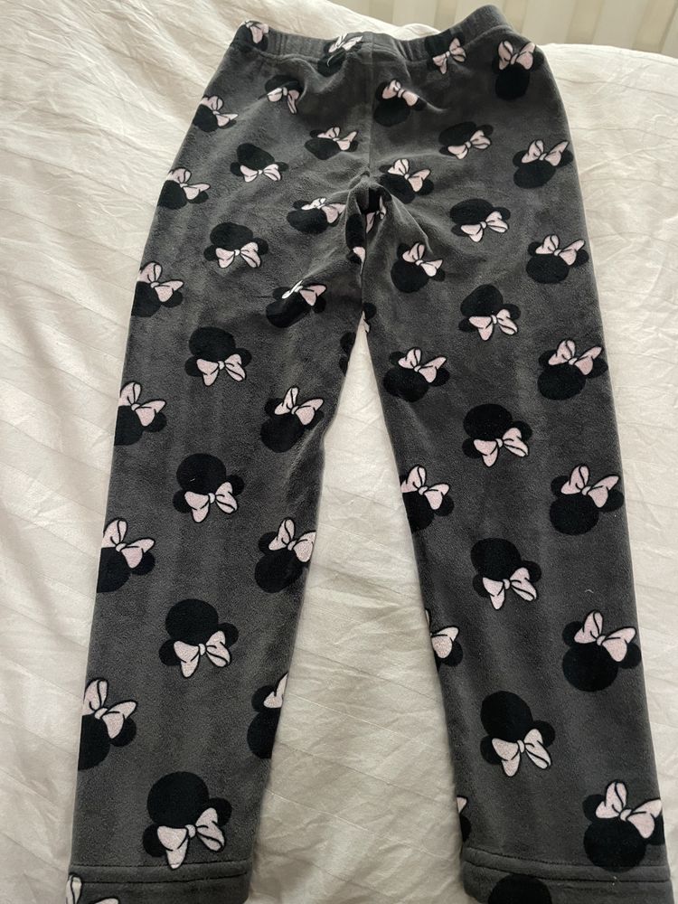 Pantaloni plusati Minnie Mouse 5-6 ani 116cm