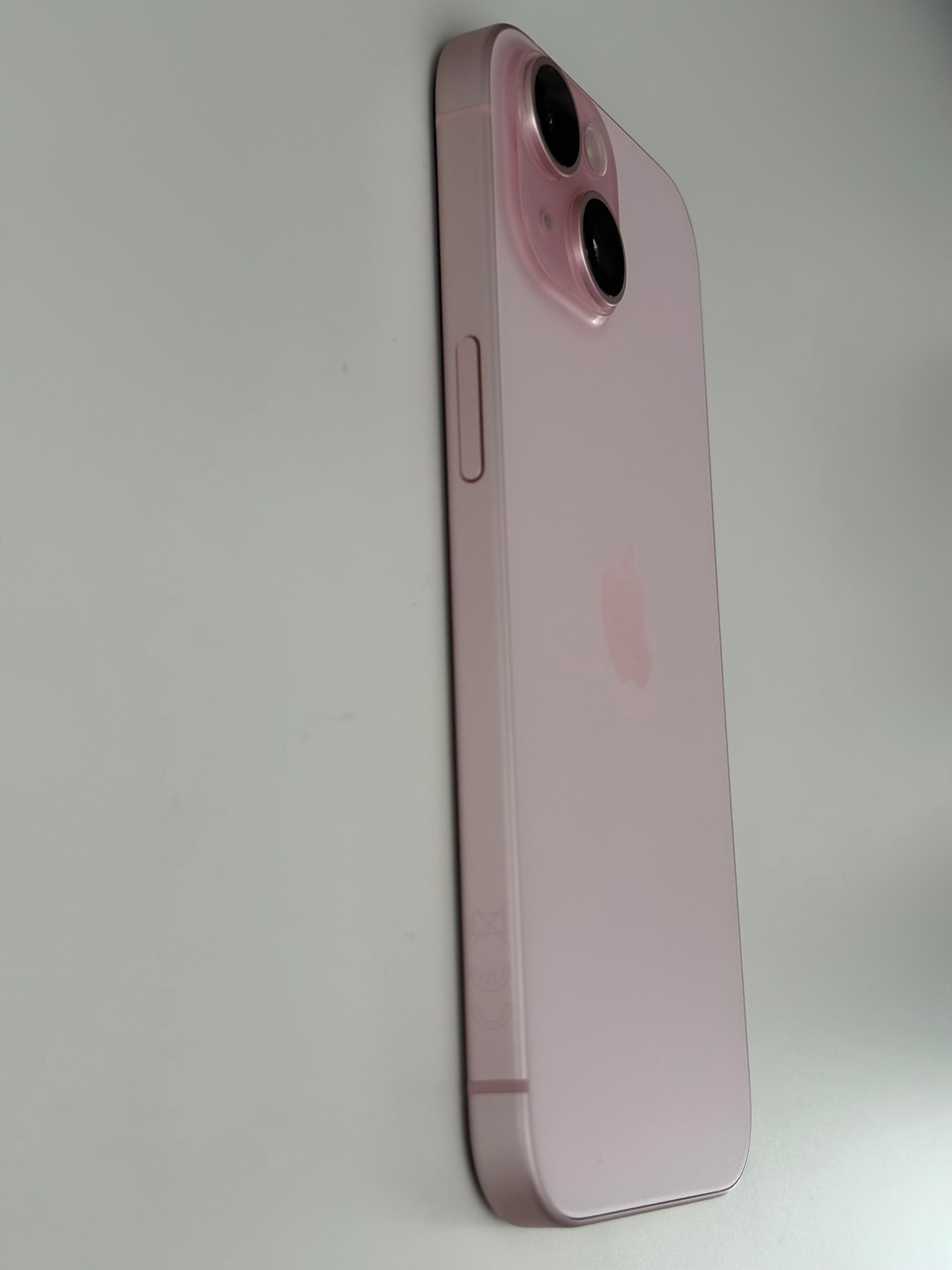 iPhone 15 256GB Pink – КАТО НОВ! + подарък протектор