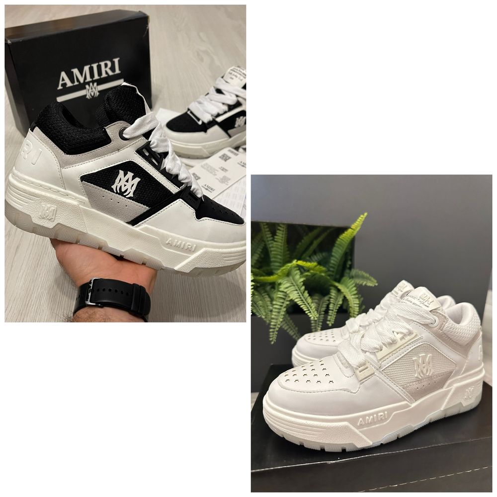 Adidasi Amiri Negru | Alb | Model nou 2025