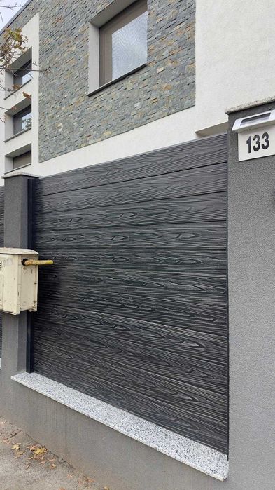 Garduri și porți din WPC pe structură metalică – fabricat în România