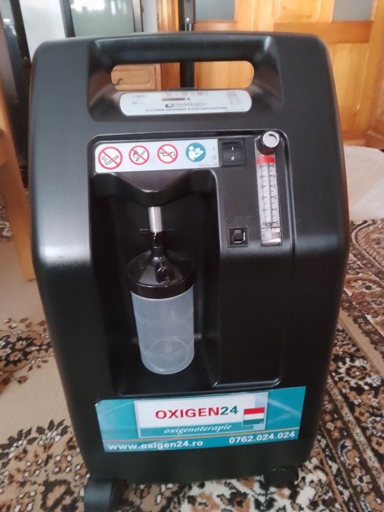 Concentrator de oxigen- aparat de oxigen portabil, 14,5 litri, nou, ne