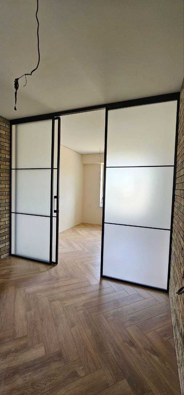 Loft перегородки металл + стекло