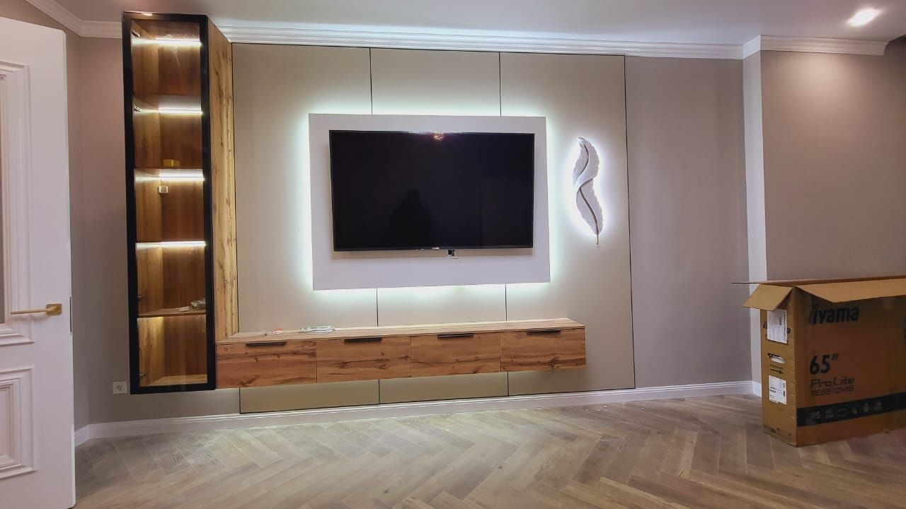 TV zona AST. Работаем с бамбук панелями МДФ ЛДСП