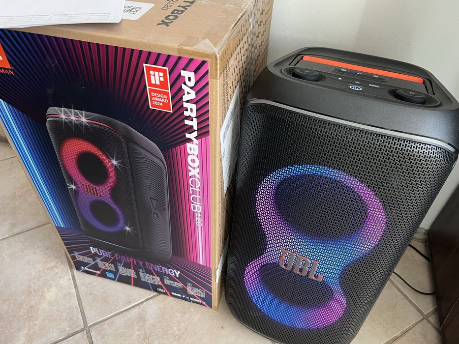 Продавам JBL Partybox 120 , 160w IPX4, Auracast, AI Sound Boost,