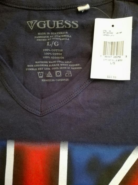 Tricou Guess Officer Blue L