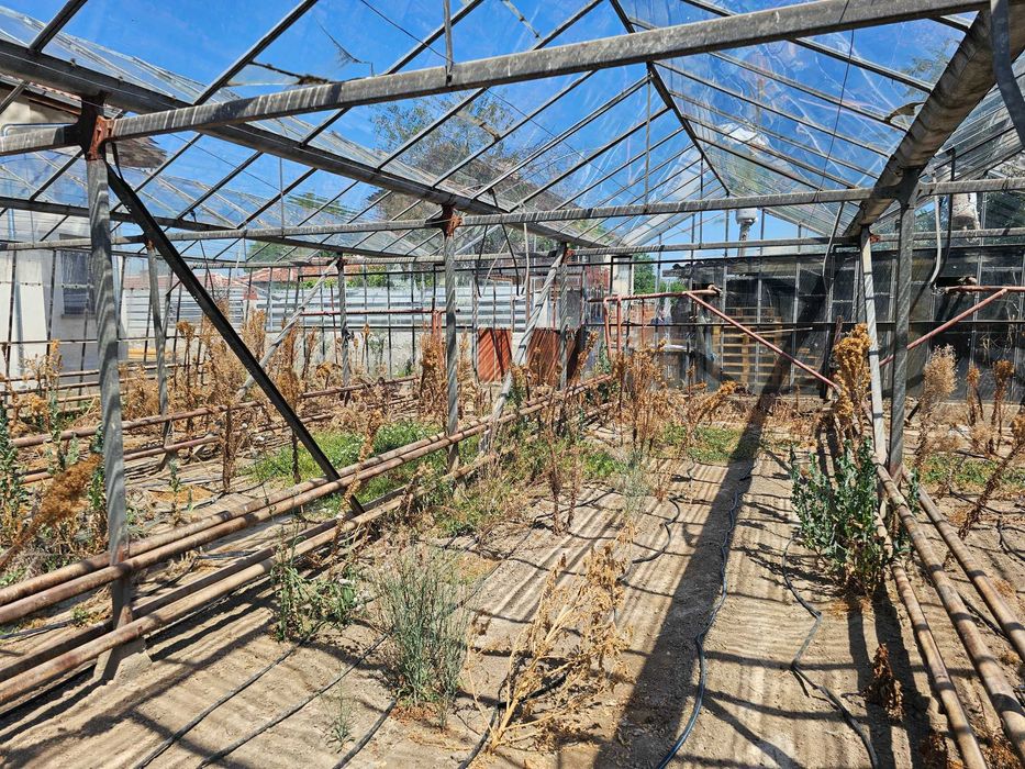 Продава се стъклена оранжерия