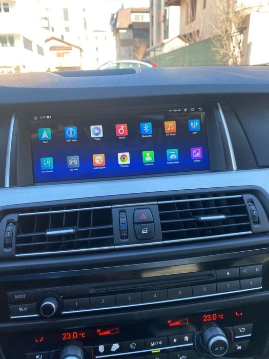 Navigatie Android Carplay BMW F10 F11 seria 5 Waze YouTube