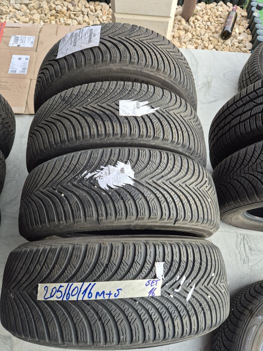 Vând cauciucuri 205/60/16 M+S set complet imp Germania