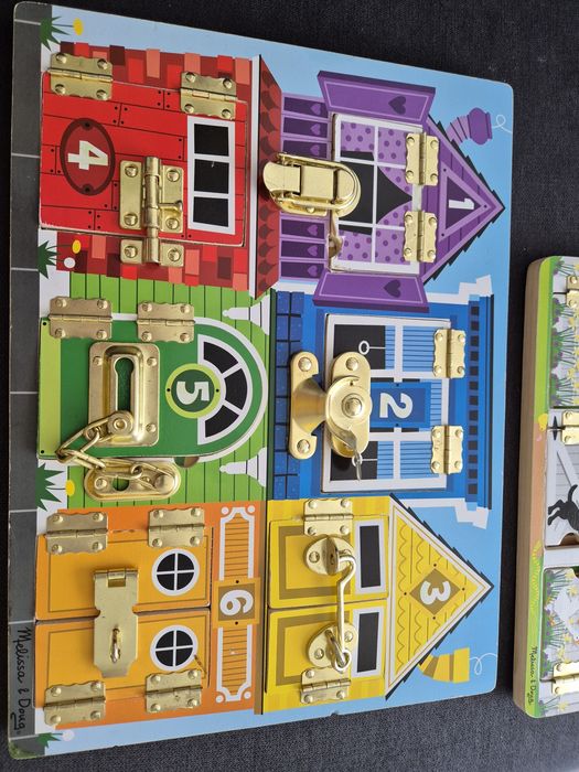 Tabla lemn activitati motrice 1-5 ani