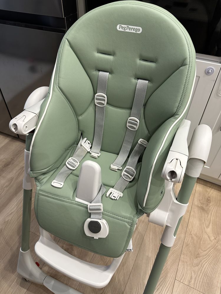Peg Perego Столче за хранене-шезлонг Prima Pappa Follow Me - Mint