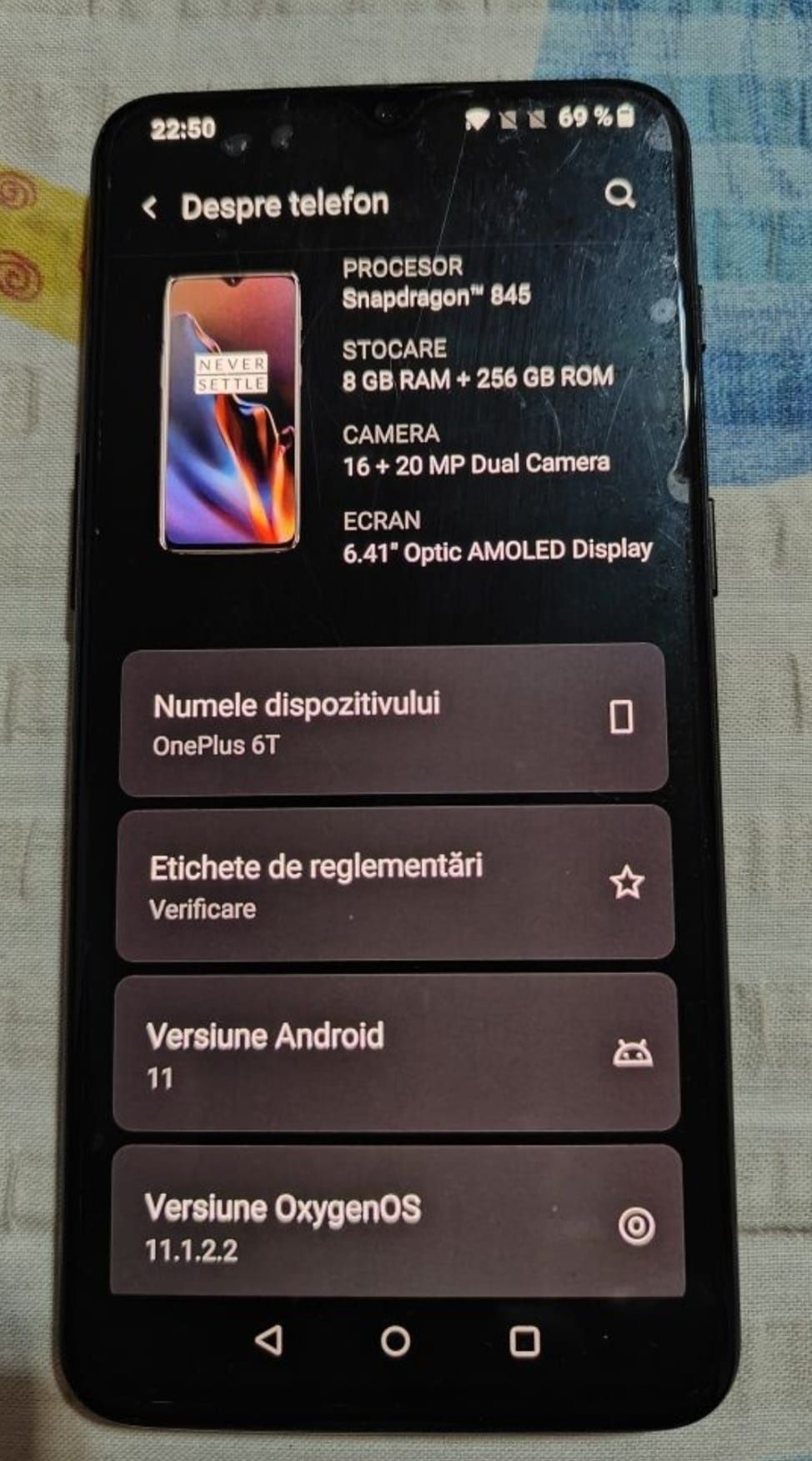 Telefon One Plus 6T Telefon One Plus 6T