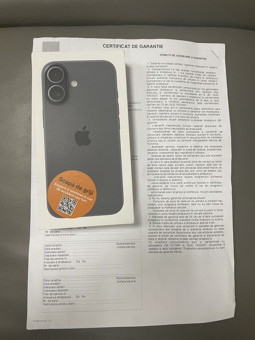 STOC - Iphone 17 Black/Negru 256Gb sigilat - garantie 2 ani
