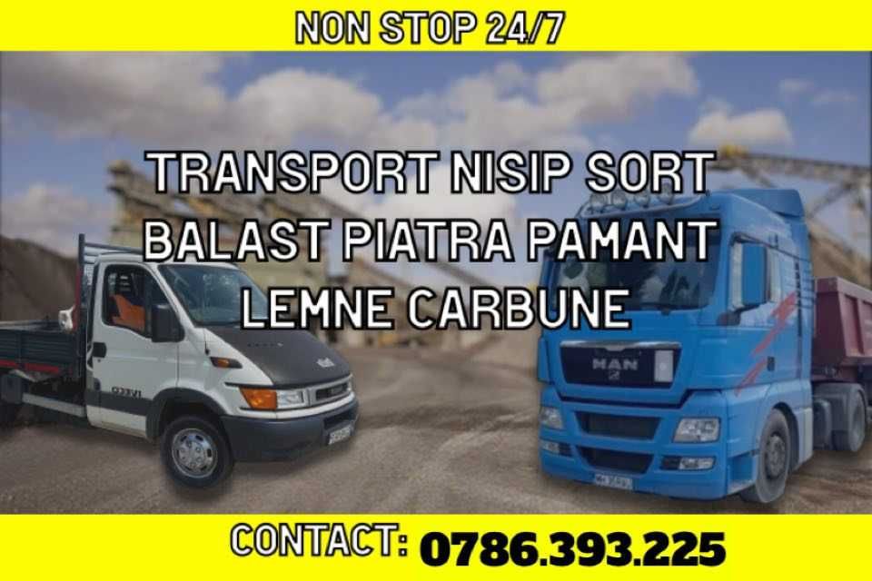 Nisip Sort Balastru Pamant Lemne Carbune