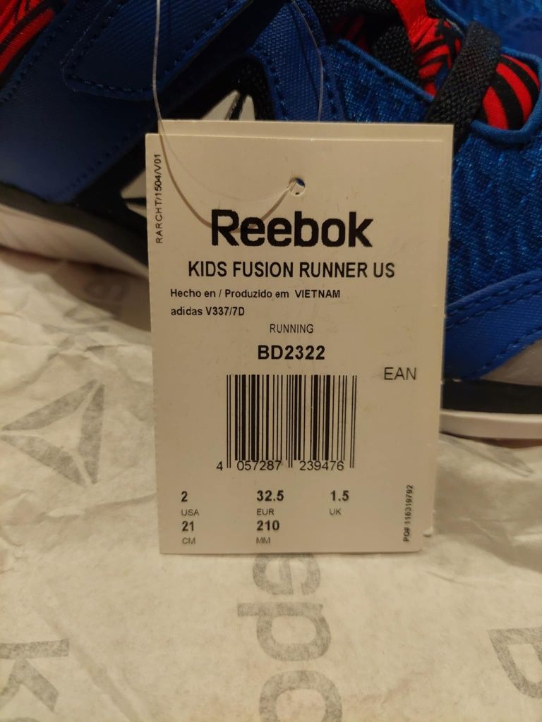 Reebok KIDS Fusion Runner Us Номер 32.5/21см.стелка