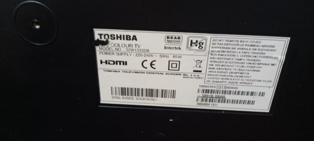 TV led Toshiba 80cm