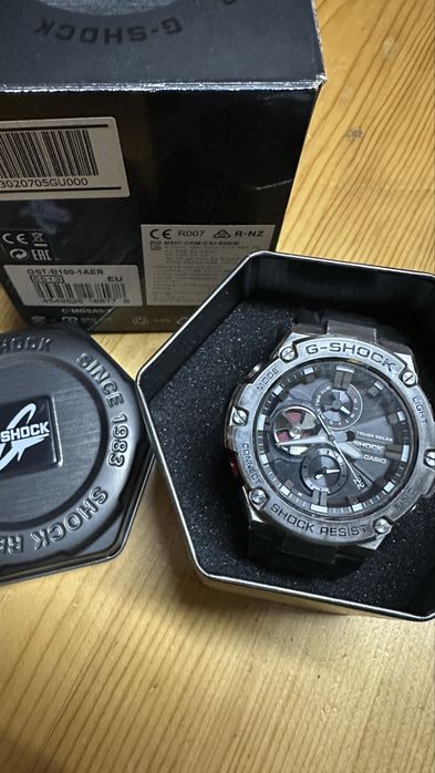 Casio G-shock GST-B100-1AER и NIXON The regulus