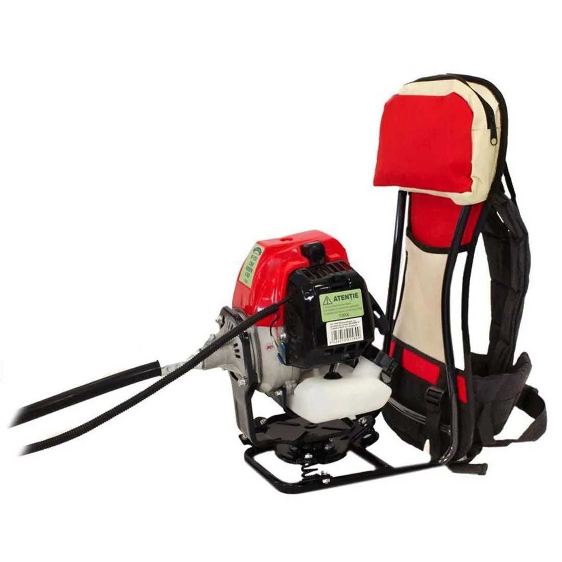 Motocoasa tip rucsac Micul Fermier+Cultivator+Prasitoare+Cap drujba