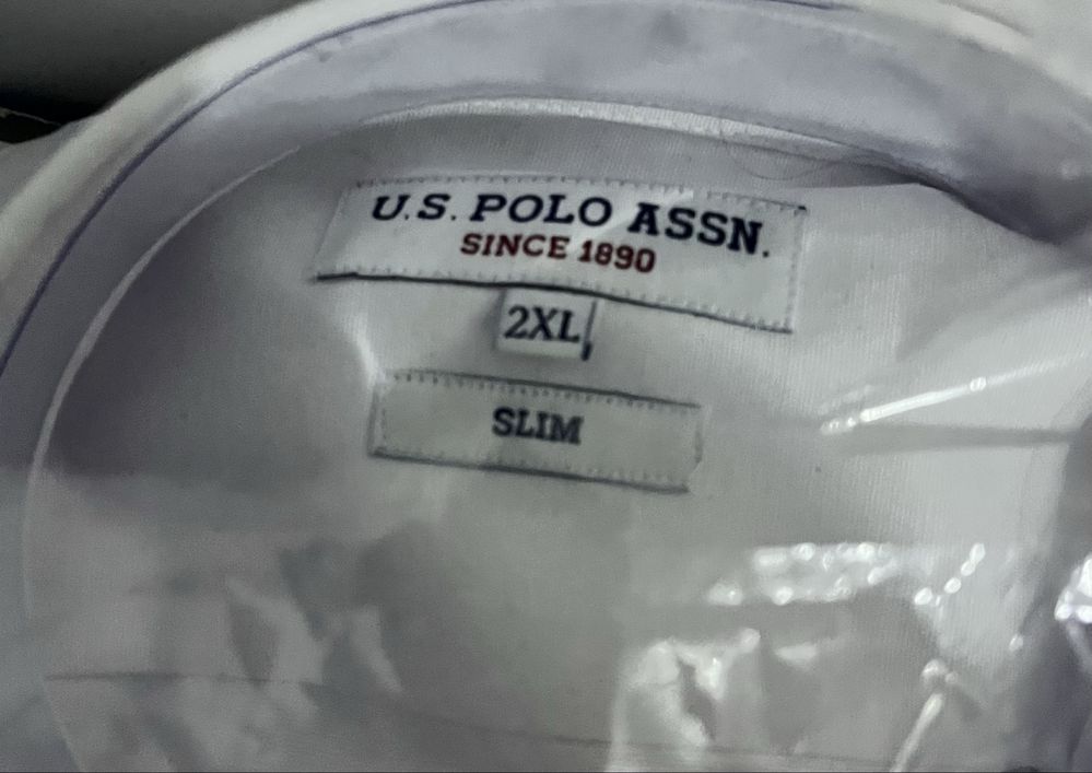 Camasa alba U.S. Polo ASSN 2XL