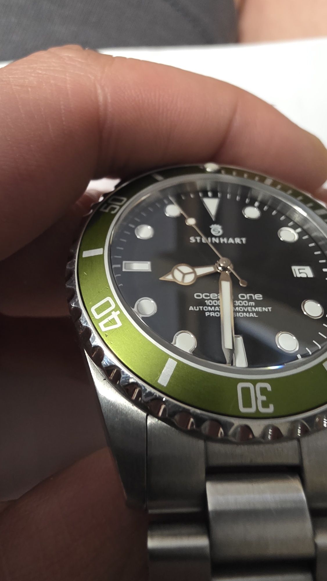 Steinhart Ocean ONE 39 Green Ceramic - Full Box Si Factura