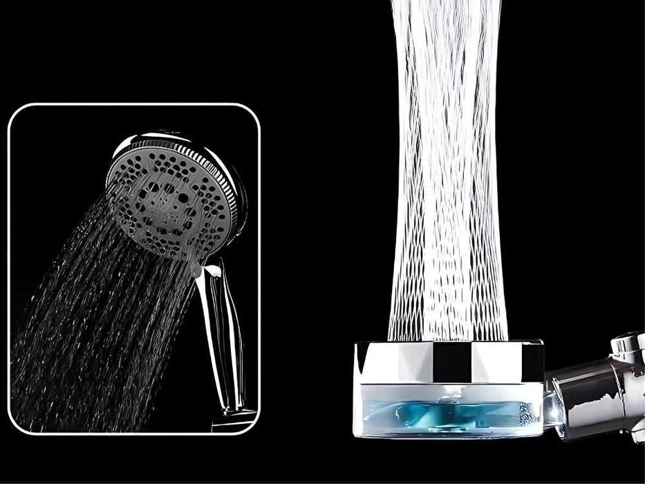 Para de dus cu filtru integrat elice presiune ridicata economisire apa