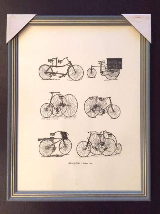 Rame/ tablouri cu biciclete vintage