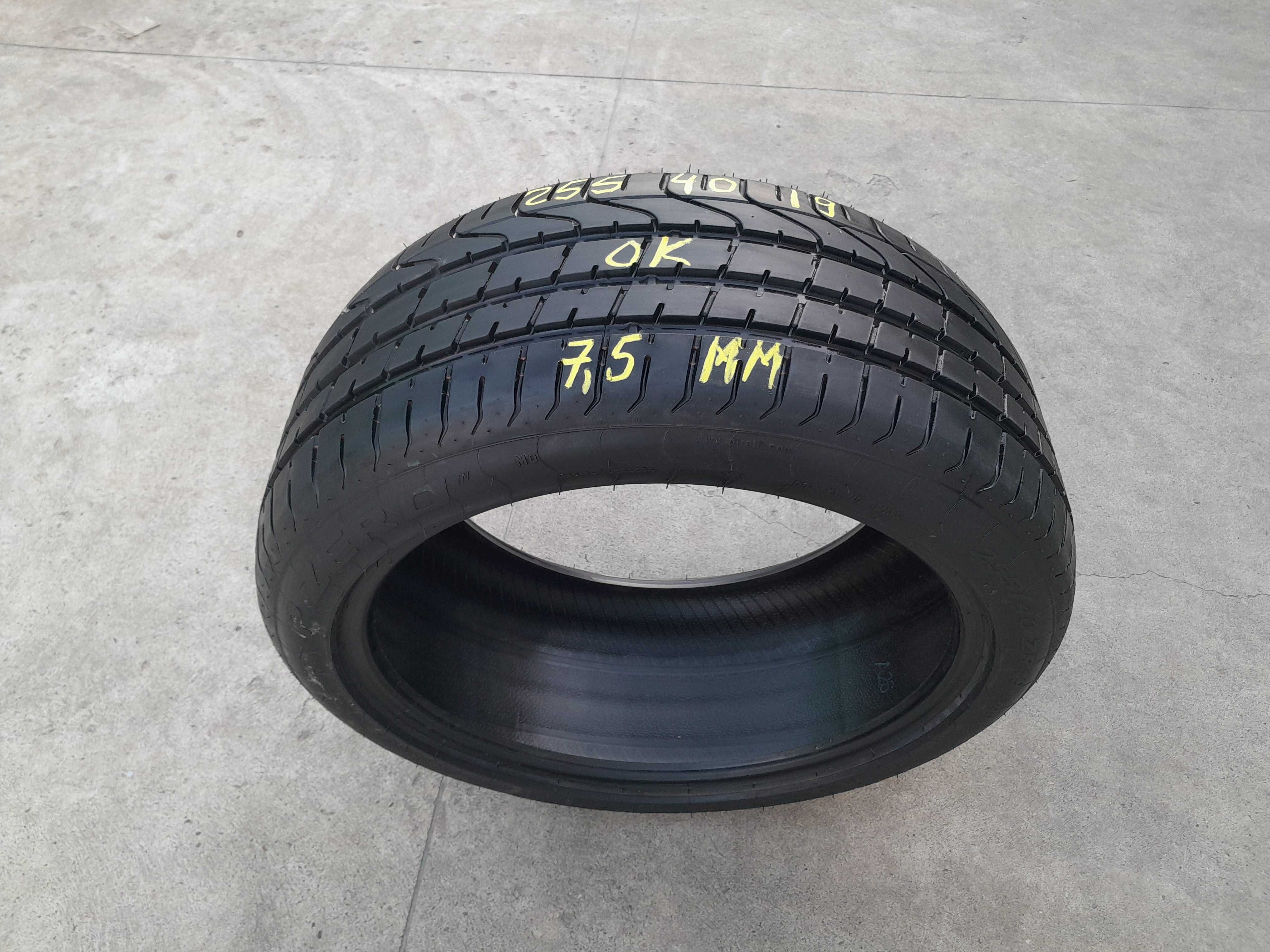 O anvelopa vara 255 40 19 pirelli p zero profil de 7,5 mm