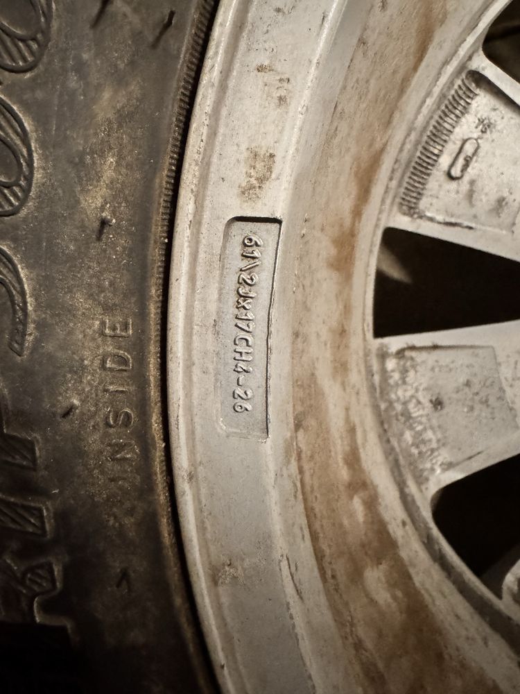 Джанти с гуми Citroen 17”